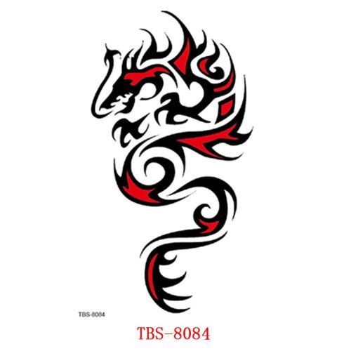 Waterproof Tattoo With Totem Characters