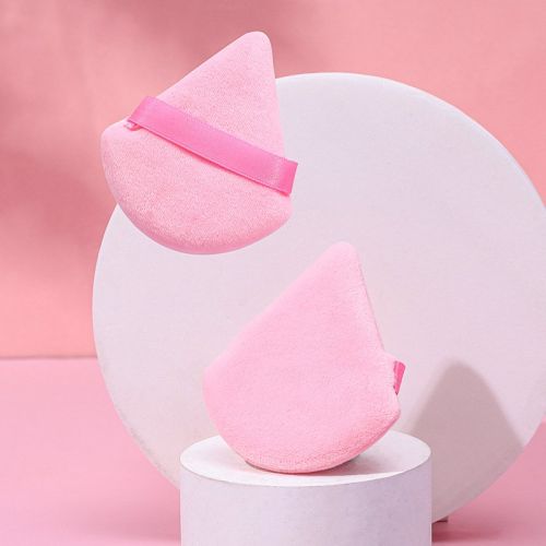 Puff Suede Dry Powder Puff Fan Loose Powder Puff Makeup Sponge