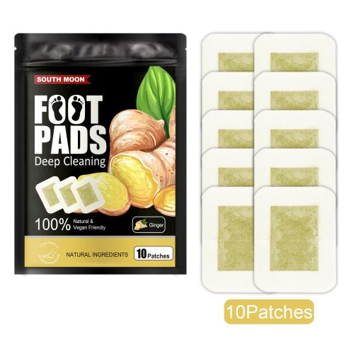 Plant Foot Patch Dehumidification Improve Sleep Relieve Stress Body Foot Massage Nursing Adhesive Bandage